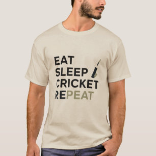 Manger Dormir Cricket Répéter T20 T-Shirt