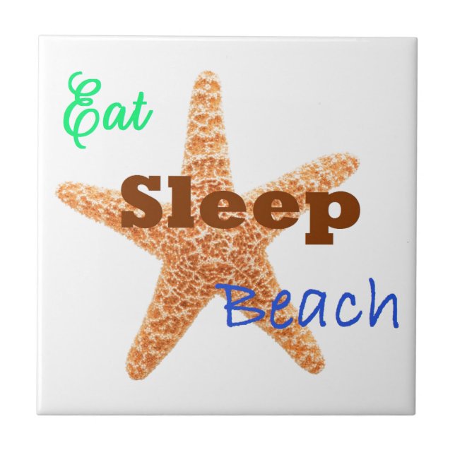 Manger Dormir Plage - Carreau (Devant)