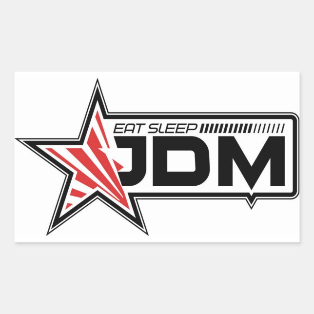 Manger, dormir, Sticker JDM (Devant)