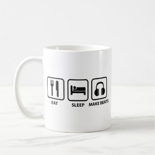 Manger Le Sommeil Faire Beats Café Mug