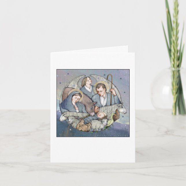 Manger Scene Card (Front)