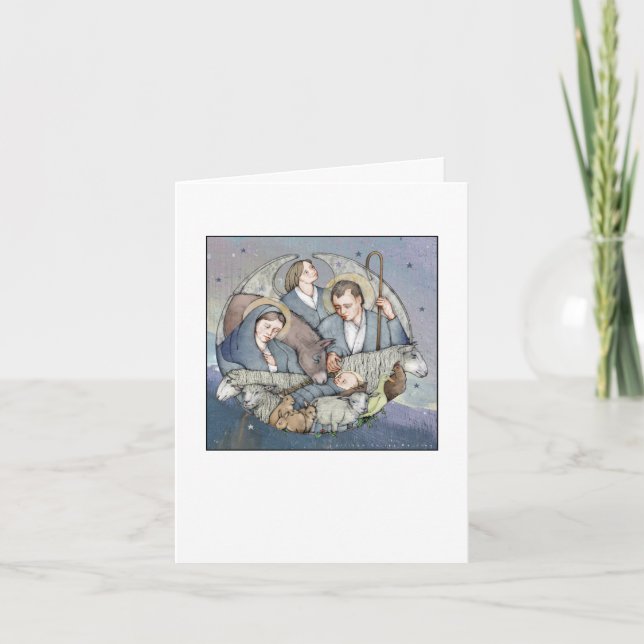 Manger Scene Card (Front)