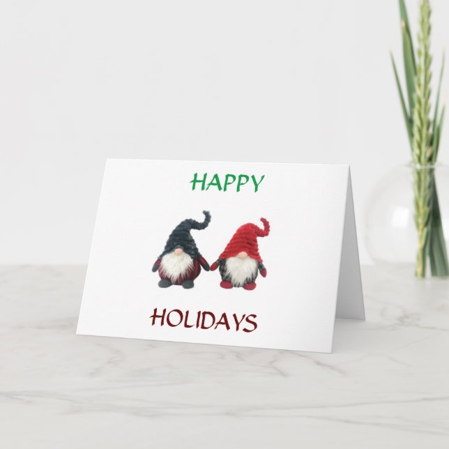 **MANGEZ, BUVEZ ET RÉJOUISSEZ-VOUS** CARTE DE GNOM (Devant)