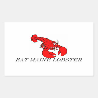 Mangez des autocollants de homard du Maine