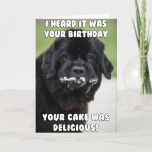 Mangez la carte d'anniversaire du gâteau