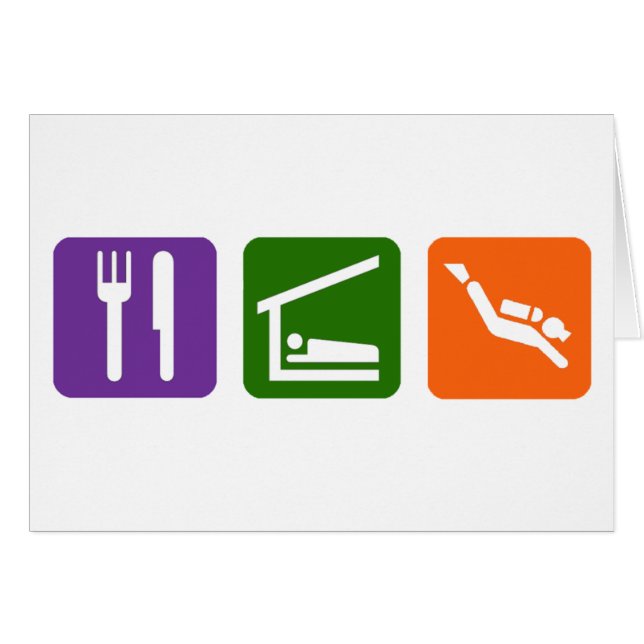 Mangez la plongée à l'air de sommeil (Devant horizontal)