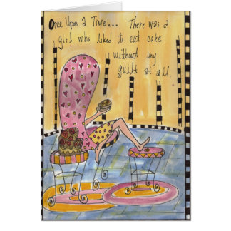 Mangez le gâteau sans carte de culpabilité