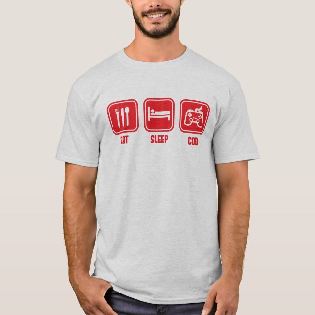 Mangez le T-shirt drôle de station de jeu du xbox (Devant)