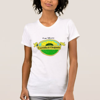 Mangez les T-shirts plus certifiés d'aliment