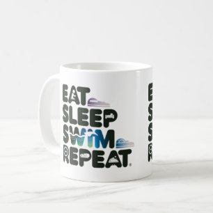 Mangez Sleep Swim Repeat - Mug amusant pour les am