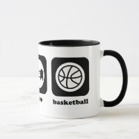 Mangez. Sommeil. Basket-ball. Tasse
