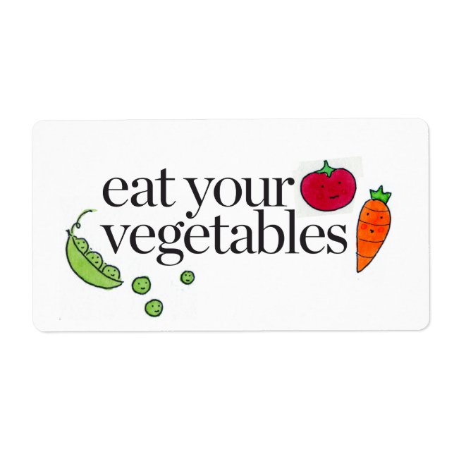 Mangez vos légumes (Devant)