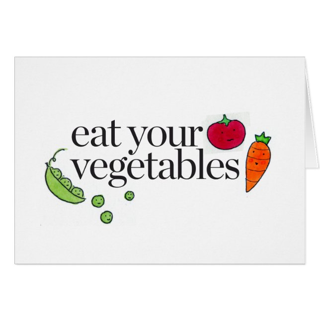 Mangez vos légumes (Devant horizontal)