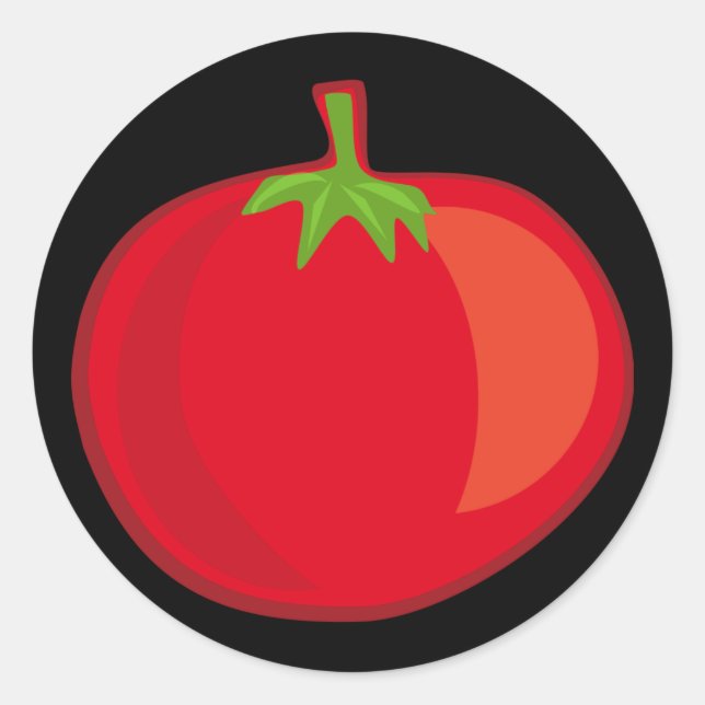 Mangez vos Légumes Le Sticker Tomato (Devant)