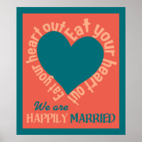 MANGEZ VOTRE affiche COEUR OUT