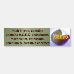Mango bumper sticker