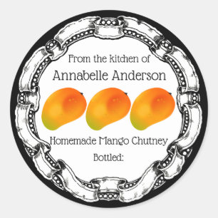 Mango Chutney Label Personalize