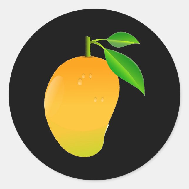 Mango Classic Round Sticker (Front)