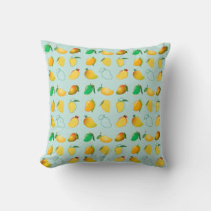 Mango Fresh Throw Pillow