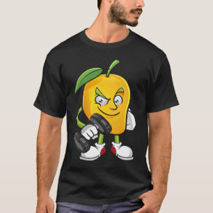 Mango Fruit Costume Workout Bodybuilding Lift Gym T-Shirt