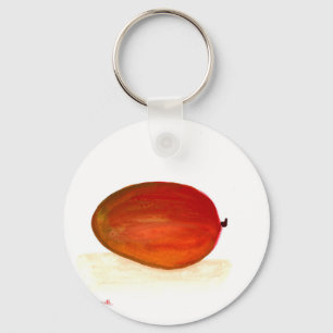 Mango fruit keychain