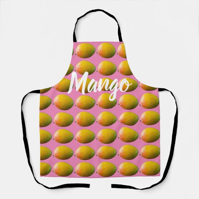 Mango Fruit Pattern for Vegetarian and Vegan Apron (Front)