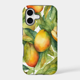 Mango Fruits and Leaves