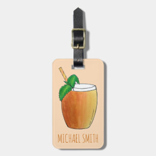 Mango Lassi Refreshing Indian Yoghurt Fruit Drink Luggage Tag