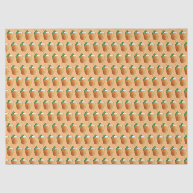 Mango Lassi Refreshing Indian Yoghurt Fruit Drink Tissue Paper (Front)