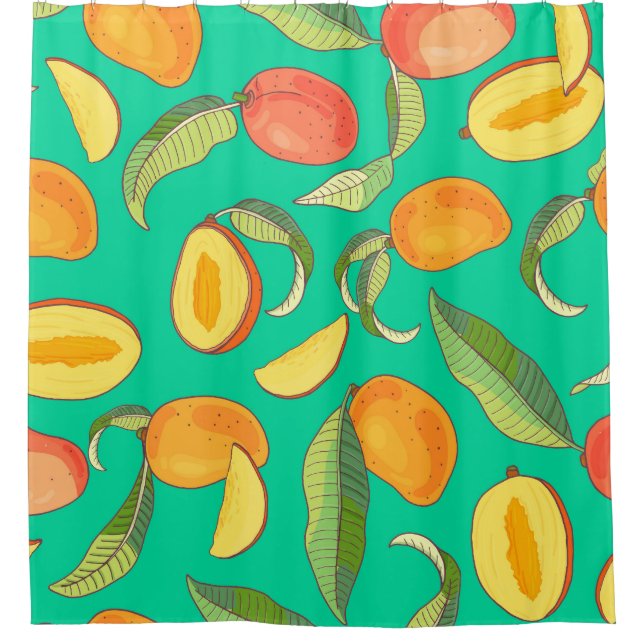 Mango Medley: Tropical Fruit Pattern (Front)