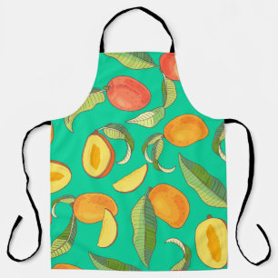 Mango Medley: Tropical Fruit Pattern Apron