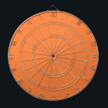 Mango Orange Colour Accent ready to customize Dartboard<br><div class="desc">This custom stylish product in Mango Orange colour accent for yourself or as a gift sure to make an impression in all occasions. Click on the "Customize it!" button to reveal tools to customize this product if you wish using a text editor and an image loader. 
 

Introducing</div>