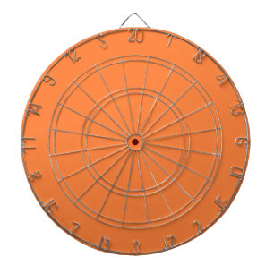 Mango Orange Colour Accent ready to customize Dartboard