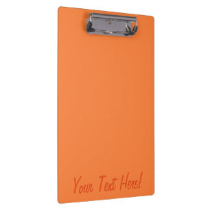 Mango Orange Colour Background ready to customize Clipboard