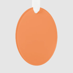 Mango Orange Colour Style ready to customize Ornament