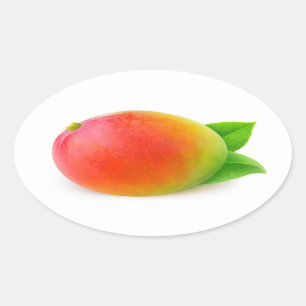 Mango Oval Sticker