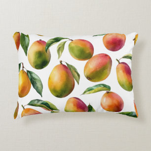Mango Pattern Accent Pillow