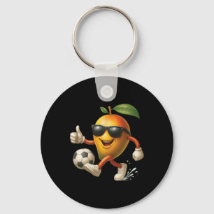 Mango Soccer Keychain