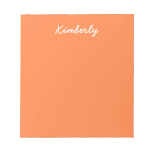 Mango Solid Colour Notepad