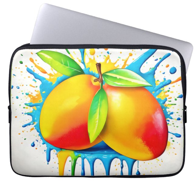 Mango Splash of Colour Laptop Sleeve (Front)