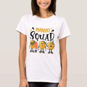 Mango Squad Summer Funny Mango Fruit Lovers T-Shirt