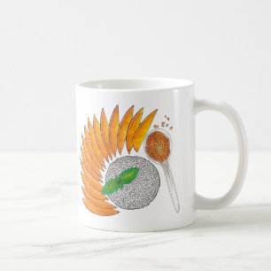 Mango Sticky Rice Dessert Thai Food Cuisine Coffee Mug