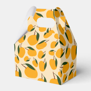 Mango Summer Fruit Pattern Favor Box