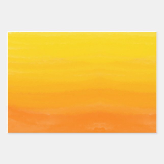 Mango sunset wrapping paper sheet (Front)