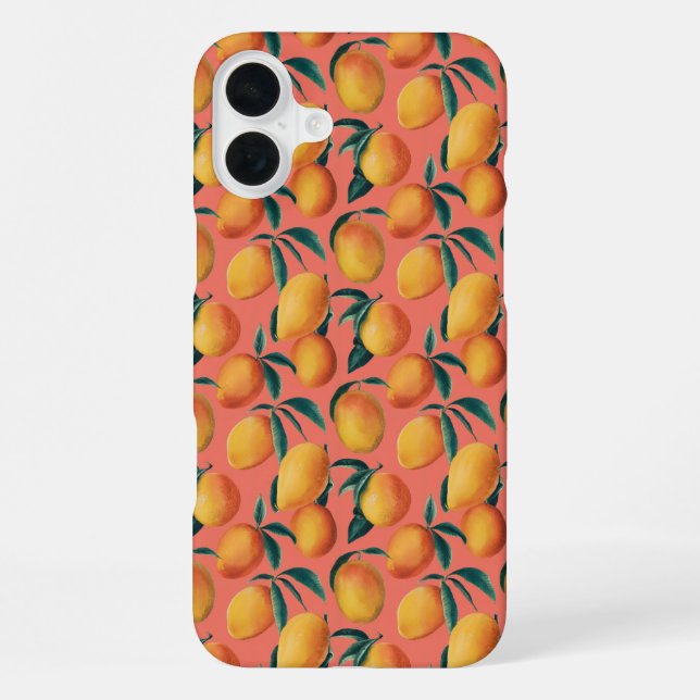 "Mango Tango Fiesta" iPhone Case (Back)