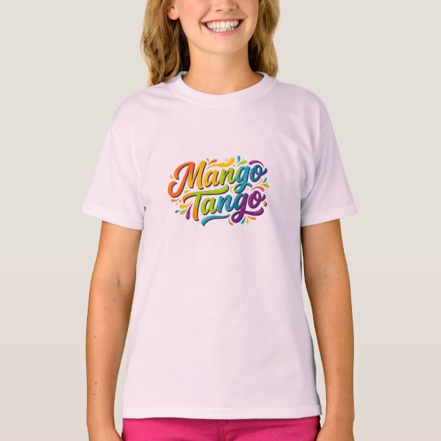 Mango Tango Tropical Vibes T-Shirt (Front)