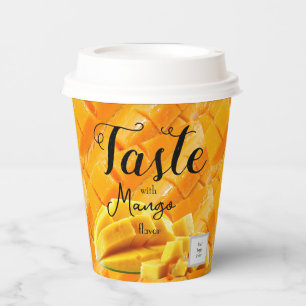 Mango taste paper cups