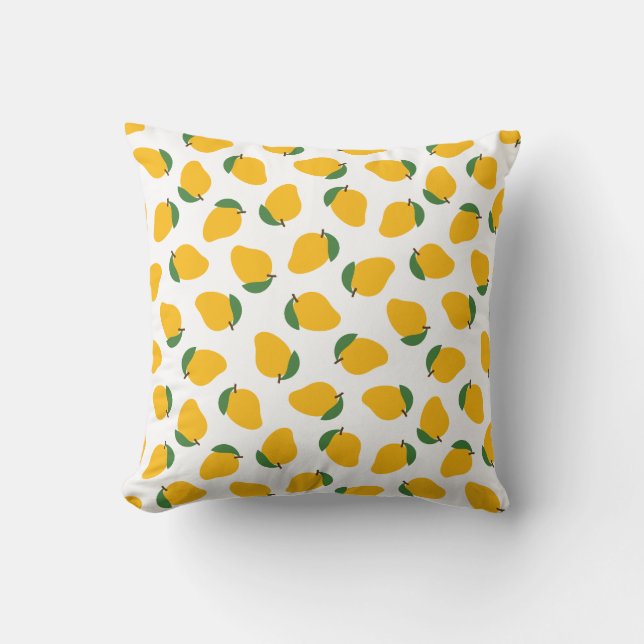 Mango Throw Pillow (Front)