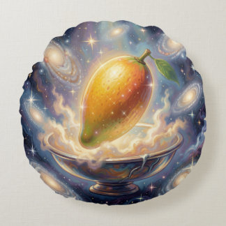 Mango – Tropical Fruit Full of Flavor´4 Round Pillow
