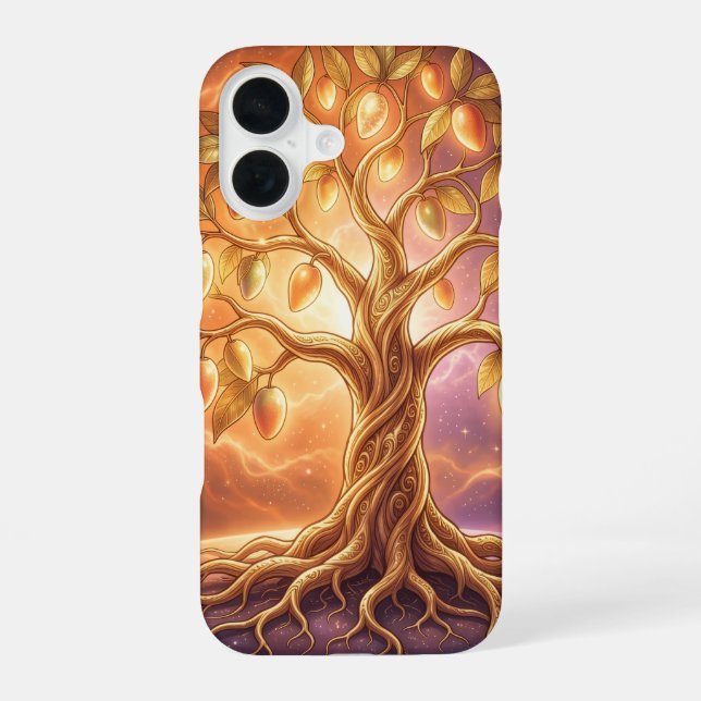 Mango - Tropical fruit full of flavor iPhone 16 Case (Back)